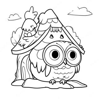 Owl House Coloring Page 1341-1115