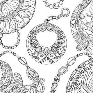 Jewelry Coloring Pages