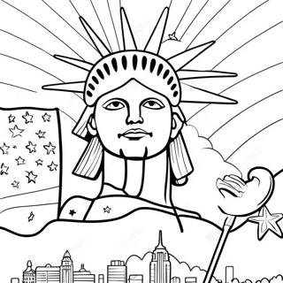 American Symbols Coloring Page 13456-10882