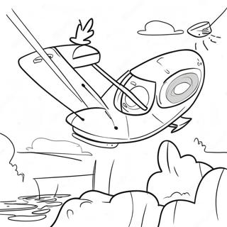 Superpages Adventure Scene Coloring Page 13477-10897