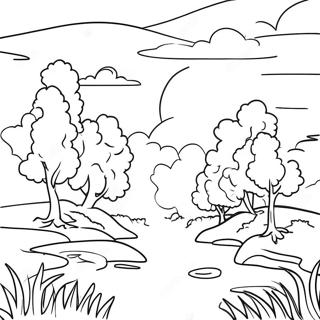 Melancholic Landscape Coloring Page 13487-10910