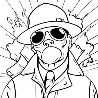 Gangster Graffiti Coloring Page 1351-1127