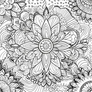 Kaleidoscope Coloring Pages