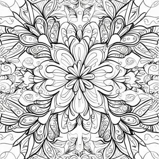 Kaleidoscope Patterns Coloring Page 13526-10938