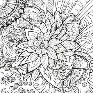 Kaleidoscope Patterns Coloring Page 13526-10939