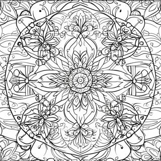 Kaleidoscope Patterns Coloring Page 13526-10940