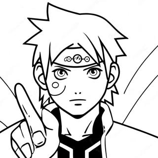 Boruto With Rasengan Coloring Page 13537-10950