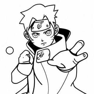 Boruto With Rasengan Coloring Page 13537-10952