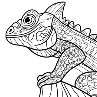 Iguana Coloring Page 13546-10955