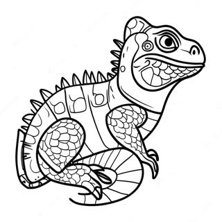 Iguana Coloring Page 13546-10956