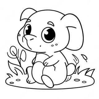 Colorful Ipad With Cute Animals Coloring Page 13557-10971