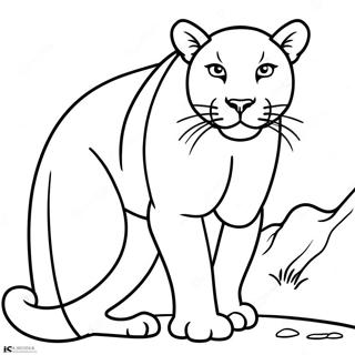 Cougar Coloring Page 13566-10968