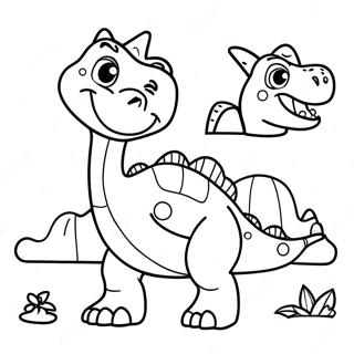 Dinosaur Train Coloring Pages