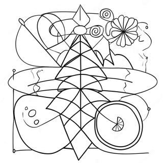 Fun Geometry Shapes Coloring Page 13587-10990