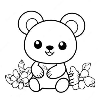 Rilakkuma Coloring Page 13596-10994