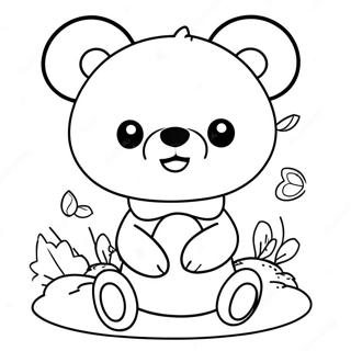 Rilakkuma Coloring Page 13596-10995