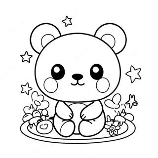 Rilakkuma Coloring Page 13596-10996