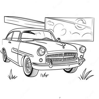 Classic Car Coloring Pages