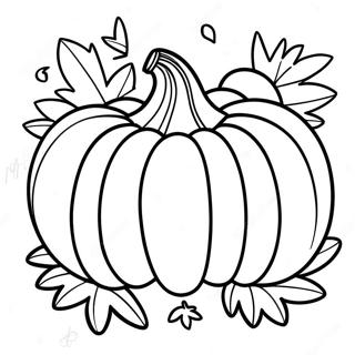 Fall Pumpkin Coloring Pages