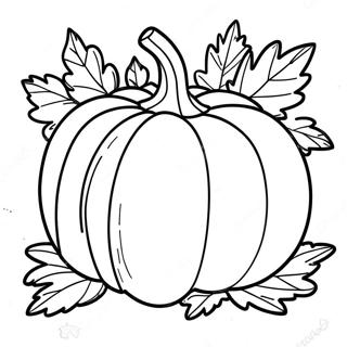 Fall Pumpkin Coloring Page 13646-11035