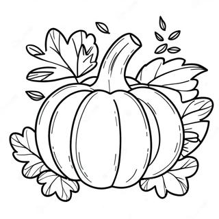 Fall Pumpkin Coloring Page 13646-11036