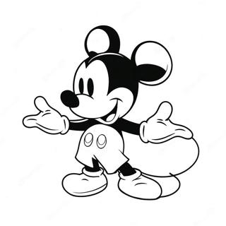 Mickey Mouse Valentine's Day Coloring Pages