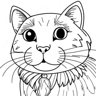 Black Cat Coloring Page 13706-11082