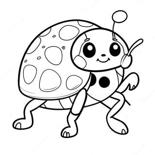 Tikki The Ladybug Kwami Coloring Page 13727-11103