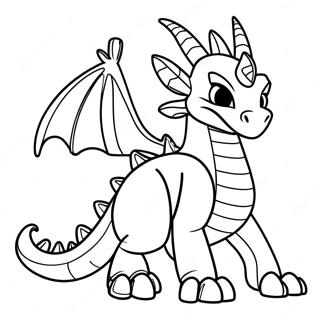 Dragonoid Bakugan Coloring Page 1372-1142