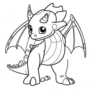 Dragonoid Bakugan Coloring Page 1372-1143