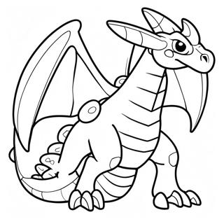 Dragonoid Bakugan Coloring Page 1372-1144