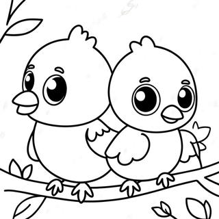 Cute Baby Orioles Coloring Page 13777-11138