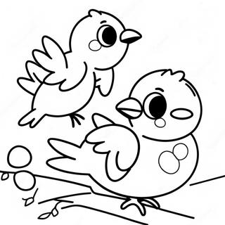 Cute Baby Orioles Coloring Page 13777-11140