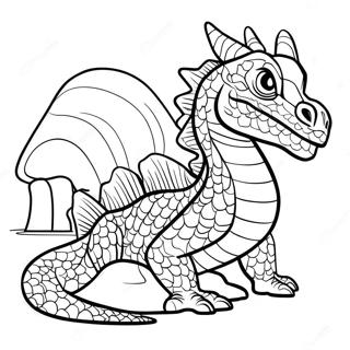 Water Dragon Coloring Page 13796-11151