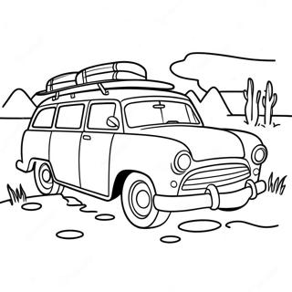 Road Trip Adventure Coloring Page 13806-11167