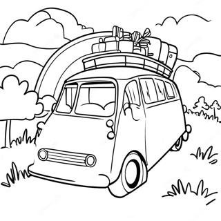 Family Road Trip Coloring Page 13807-11164