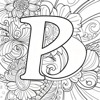 Letter P Coloring Page 1381-1148