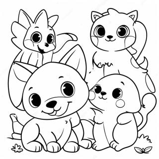 Cvc Coloring Page With Fun Animals 13836-11186