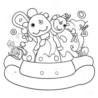 Wiggles Coloring Page 13846-11193