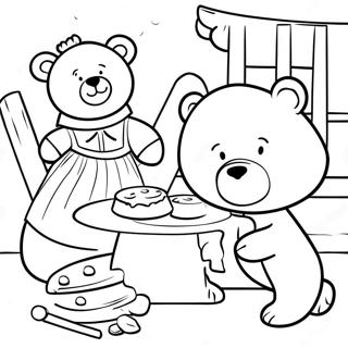 Goldilocks And The Three Bears Coloring Pages