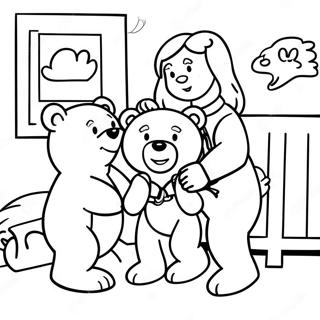 Goldilocks And The Three Bears Coloring Page 13856-11203