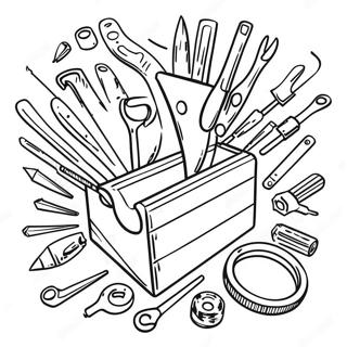 Tools Coloring Pages