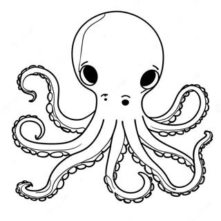 Octopus Coloring Page 1391-1155