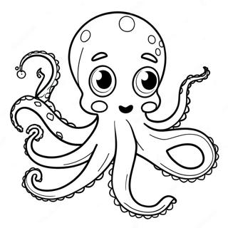 Octopus Coloring Page 1391-1156