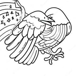 Patriotic Flag Coloring Page 13927-11258