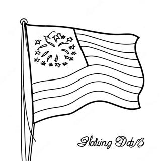 Patriotic Flag Coloring Page 13927-11260