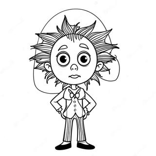 Tim Burton Coloring Page 13936-11265