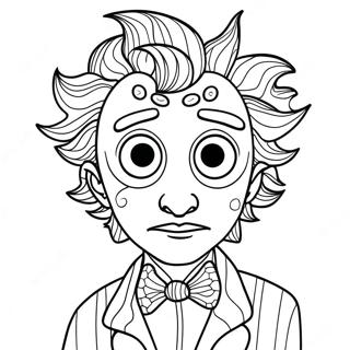 Tim Burton Coloring Page 13936-11268