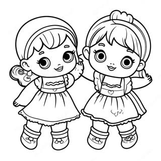 Cute Baby Lol Dolls Coloring Page 13967-11291