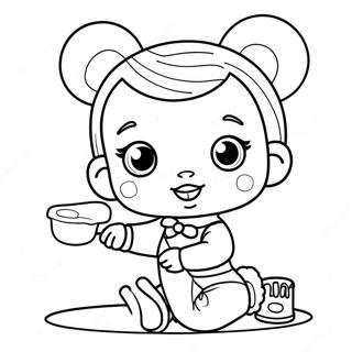 Cute Baby Lol Dolls Coloring Page 13967-11292